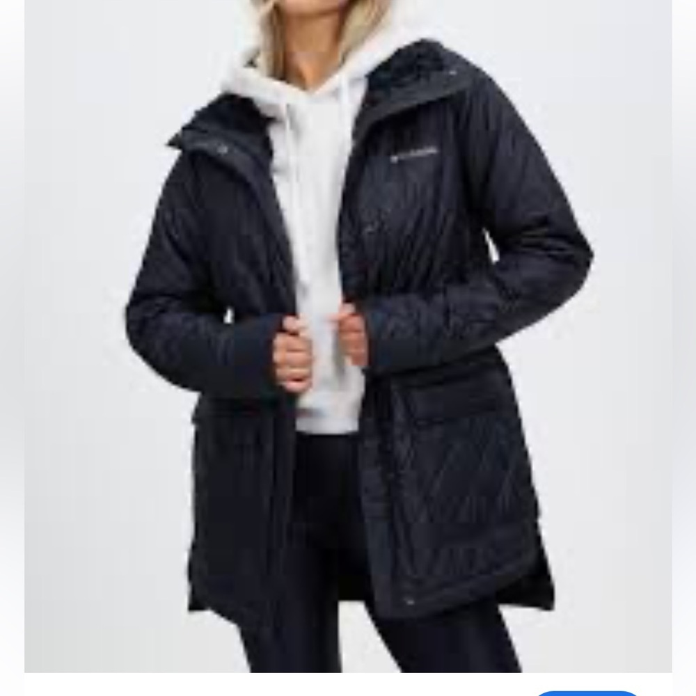 Columbia Copper Crest Black Quilted Jacket nwt